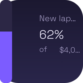 Savings Goal widget preview