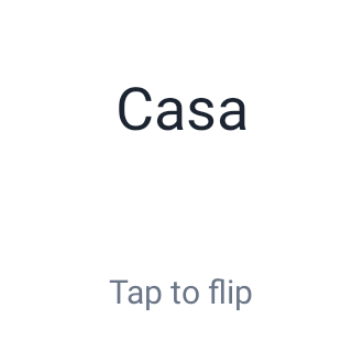 Language flashcard in System