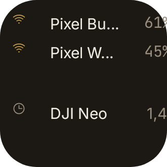 Device Battery Shelf in Luxe