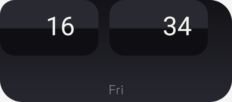 Flip Clock in Neon Tokyo