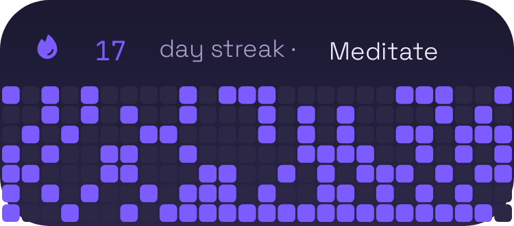 Habit grid widget preview