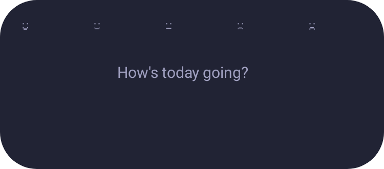 Mood Check-in in Pixel Era