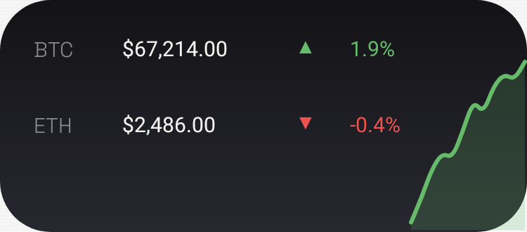 Crypto Ticker in Neon Tokyo