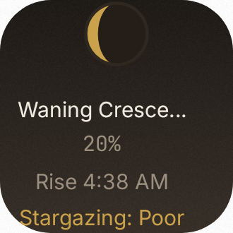 Moon & Stars Tonight in Luxe
