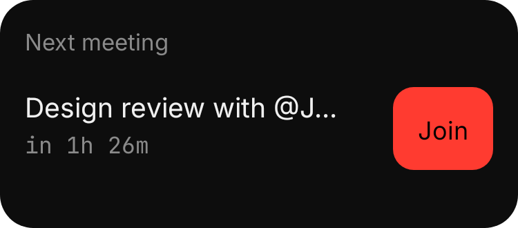 Next Meeting in Eclipse