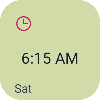 Next Alarm in Pixel Era Dark