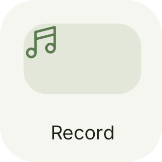 Sound recorder shortcut in Botanic