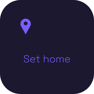 Distance From Home widget preview