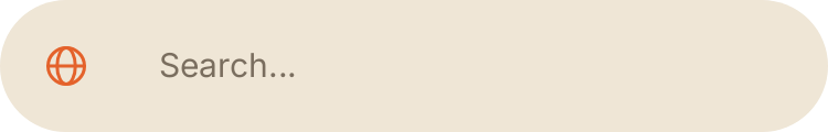 Search Bar in Crema
