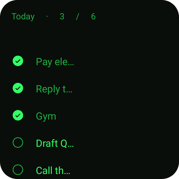 Todo checklist in Terminal