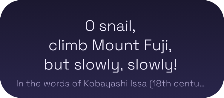 Poem / haiku of the day widget preview