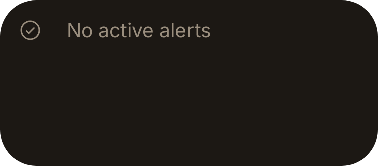 Severe Alerts in Luxe