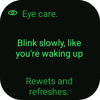 Eye-care blink in Terminal