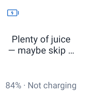 Battery Care Tip in System