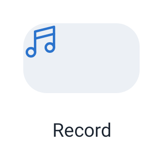 Sound recorder shortcut in System