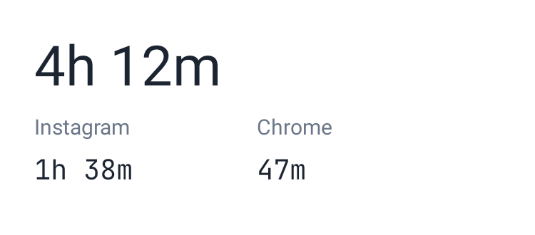 Screen Time in System