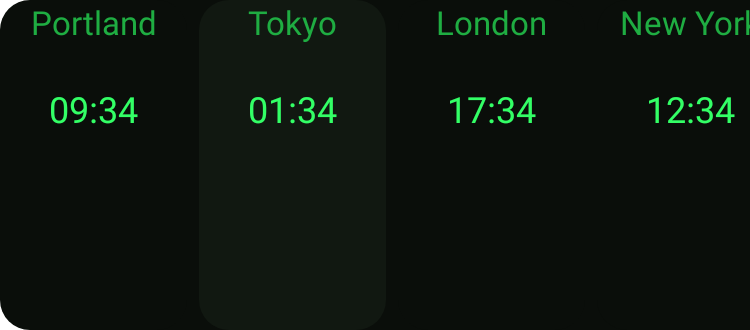 World Clock in Terminal