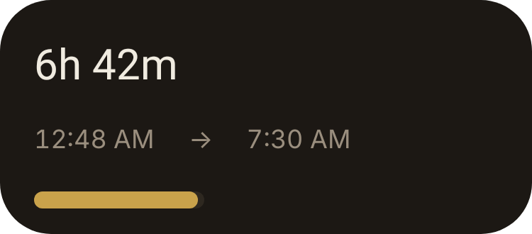 Sleep in Luxe