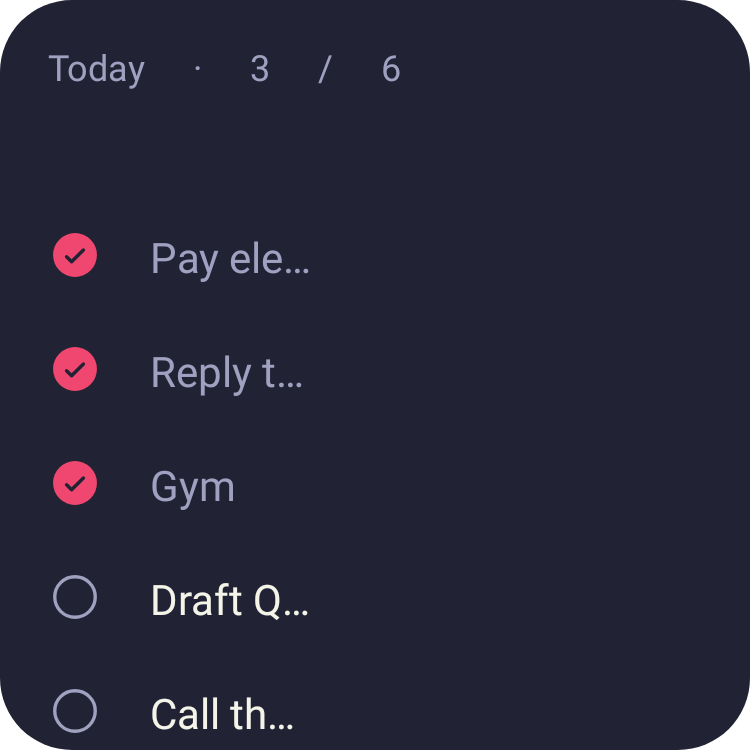 Todo checklist in Pixel Era
