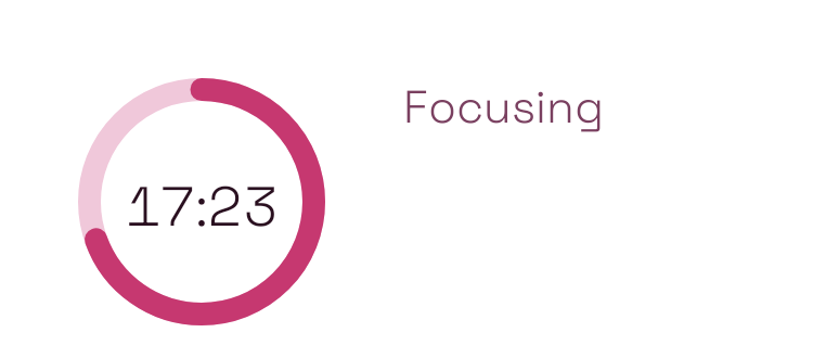 Focus Timer in Kawaii