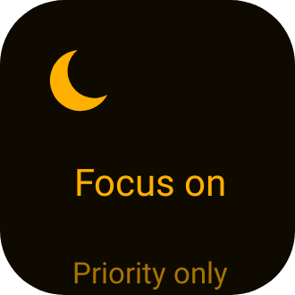 Focus Mode in Terminal Amber