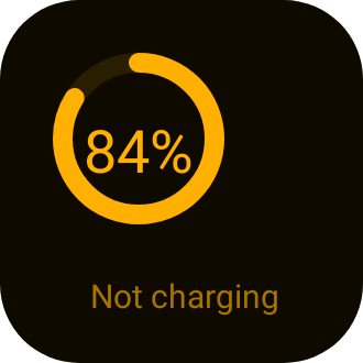 Battery Ring in Terminal Amber