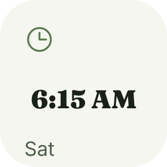 Next Alarm in Botanic