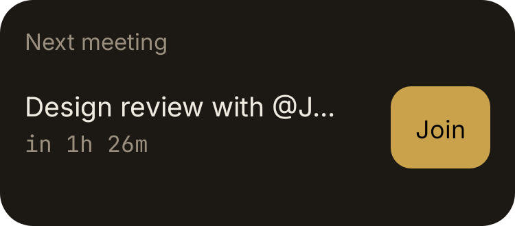 Next Meeting in Luxe