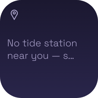 Tide widget preview