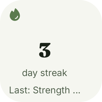 Workout Streak in Botanic