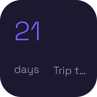 Time Since widget preview