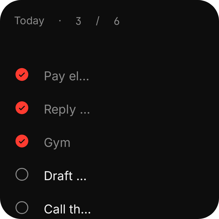Todo checklist in Eclipse