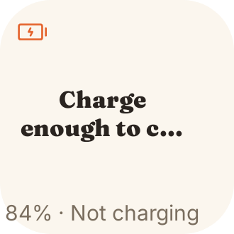 Battery Care Tip in Crema