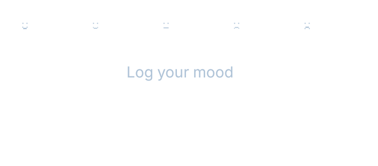 Mood Check-in in Glass