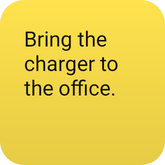 Sticky Note in Playgrid