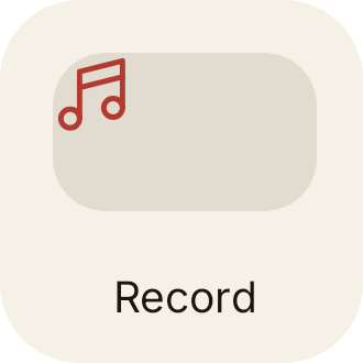 Sound recorder shortcut in Paper