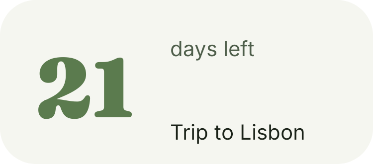 Countdown in Botanic