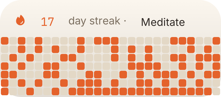 Habit grid in Crema