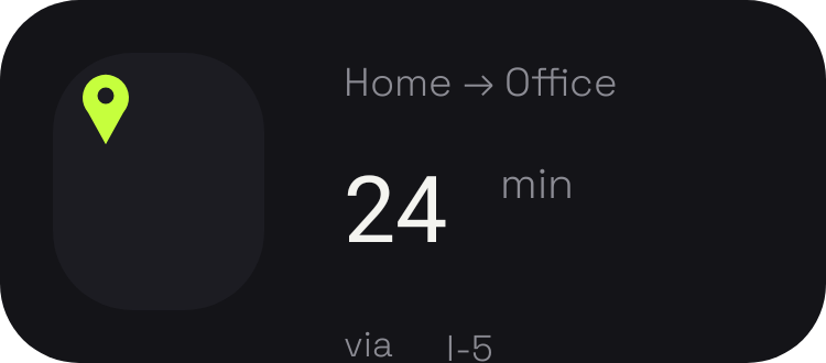 Commute ETA in Neon Tokyo