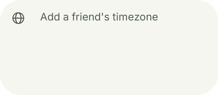 Timezone Buddies in Botanic