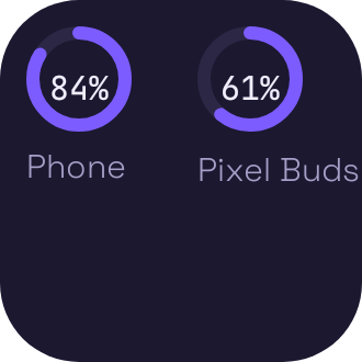Buddy Batteries widget preview