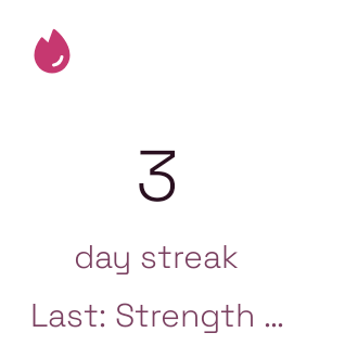 Workout Streak in Kawaii