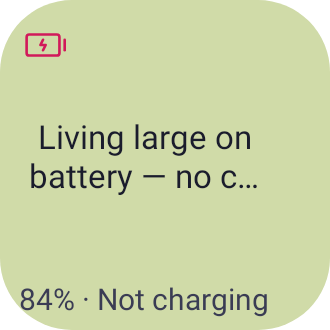 Battery Care Tip in Pixel Era Dark