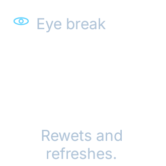 Eye-care blink in Glass