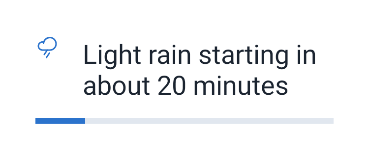 Rain Soon in System