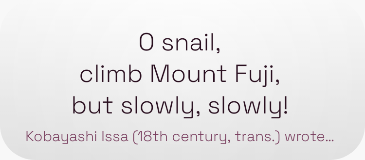 Poem / haiku of the day in Kawaii