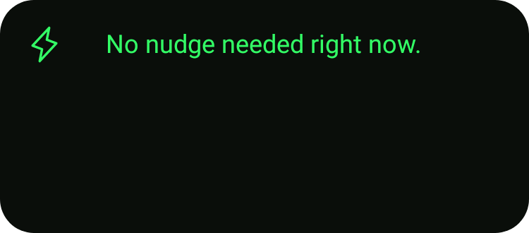 Move Nudge in Terminal