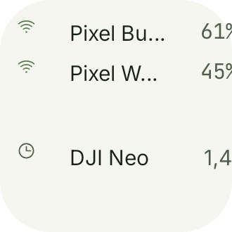 Device Battery Shelf in Botanic