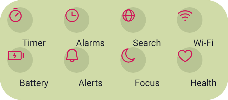 Action Shortcuts in Pixel Era Dark