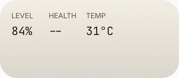 Battery Health in Paper